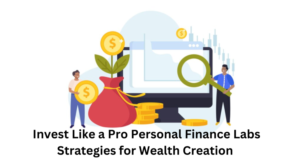 financial concepts from Personal Finance Labs, featuring budgeting, investment, savings, and retirement planning icons.